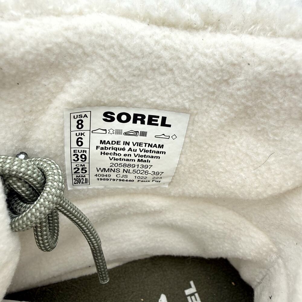 Sorel Womens Explorer Next Carnival Boots US 8 Green Winter Waterproof NIB - Picture 11 of 12